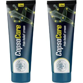 كريم كابسا كير مع الكابسيسين 0.125% والمغنيسيوم، مزيج مهدئ عصبي مع الأرنيكا والجلوكوزامين والمنثول والصبار، كريم موضعي مرطب للبشرة غير دهني للرجال والنساء، 100 جرام (عبوتان) in Kuwait