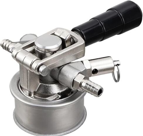 1pc Keg Beer Tap Keg Coupler With Protective Relife Valve,S/D Type Low Profile Craft Beer Commercial Keg Dispenser Coupler 304 SS(S type) in Saudi Arabia