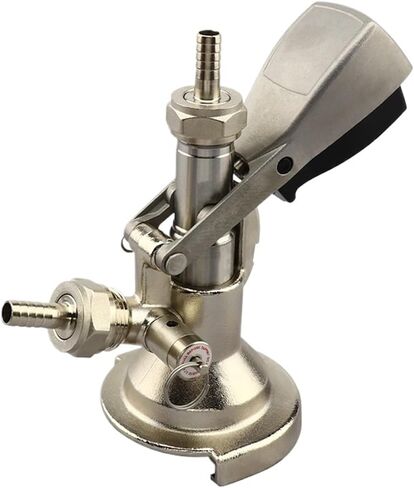 1pc Homebrew Beer Keg Coupler,Beer Dispenser Type S/D/A/G With Stainless Steel Probe Nickel Plated Brass Boby Commercial Keg Coupler(D Type) in Saudi Arabia