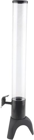 GLOGLOW Bar and Restaurant with Removable Ice Tube, Stable Triangular Cast Iron Base, PC Material, for Parties and Gatherings 3L Draft Beer Dispenser Nan in Saudi Arabia