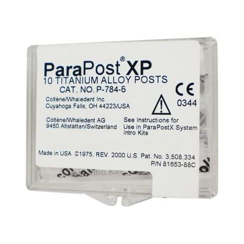 Coltene Whaledent P784-6 ParaPost XP Titanum Alloy Post .060 Black 10/Pk in Kuwait