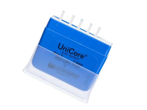 Ultradent 7127 Ultradent Unicore Endodontic Posts #3 1.2 ملم ألياف زجاجية زرقاء 5/Pk in Kuwait