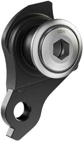 SRAM Universal Derailleur Hanger (UDH) - Aluminum, Impact-Resistant, Black/Silver, Compatible with All MTB and E-MTB Drivetrains, Enhanced Shifting & Alignment in Saudi Arabia