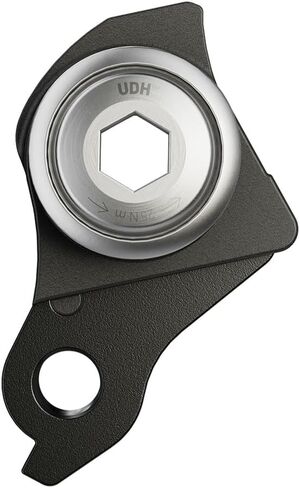 SRAM Universal Derailleur Hanger (UDH) - Aluminum, Impact-Resistant, Black/Silver, Compatible with All MTB and E-MTB Drivetrains, Enhanced Shifting & Alignment in Saudi Arabia