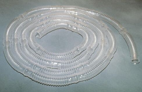 AirLife 6ft Clear Corrugated Respiratory Tubing, Polyethylene/EVA Plastic, 22mm I.D., 50 Pack in Kuwait