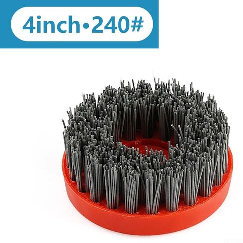 Stone Antique Brush Angle Grinder Cleaning Brush 4 Inch M10 Tooth 240 Scrub Brushes for Cleaning Detailing Brush in Saudi Arabia