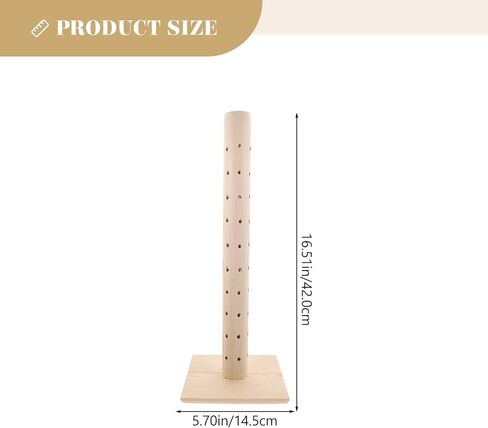 DOITOOL 360 Rotate Lollipop Display Stand Candy Holder with Round Holes for Party Table Halloween Birthday Treats 16.53X5.70X5.70In in Saudi Arabia