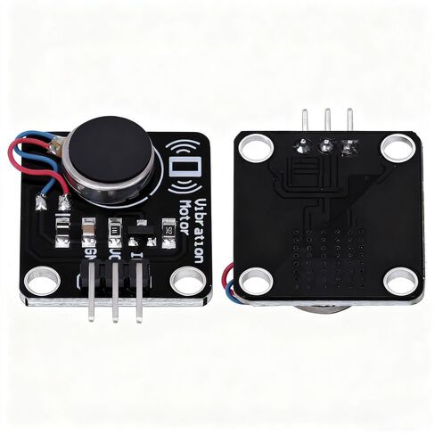 وحدة مستشعر اهتزاز 3 قطع DC5V 9000RPM محرك مسطح مع محرك MOS للمشروعات التي يمكن ارتداؤها (30 × 21 مم، متوافق مع PWM) in Saudi Arabia