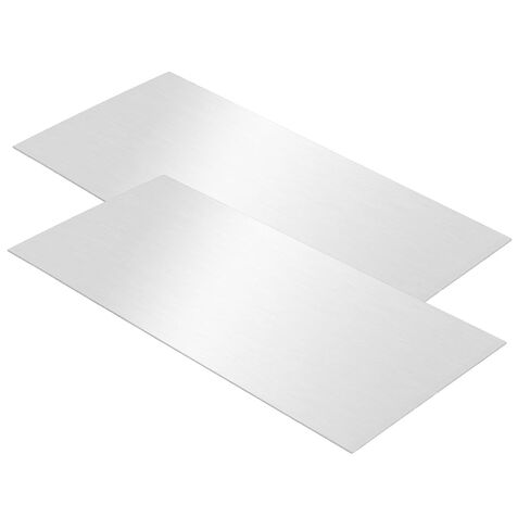 10 PCS 304 Stainless Steel Sheet, 11.8 x 5.9 x 0.018 inch Plain Thin Flat Stock Sheet Metal for DIY Crafting, Kitchens, Offices in Kuwait