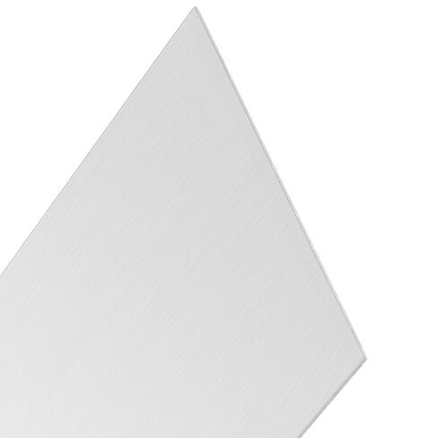 10 PCS 304 Stainless Steel Sheet, 11.8 x 5.9 x 0.018 inch Plain Thin Flat Stock Sheet Metal for DIY Crafting, Kitchens, Offices in Kuwait