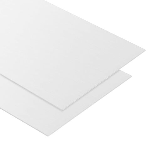 10 PCS 304 Stainless Steel Sheet, 11.8 x 5.9 x 0.018 inch Plain Thin Flat Stock Sheet Metal for DIY Crafting, Kitchens, Offices in Kuwait