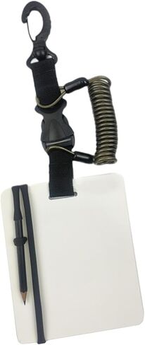 الكتابة من سليت عن الغوص، كتاب تحت الماء بمشبك دوار وقلم رصاص، تحت الماء in Kuwait