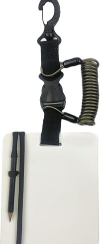 الكتابة من سليت عن الغوص، كتاب تحت الماء بمشبك دوار وقلم رصاص، تحت الماء in Kuwait