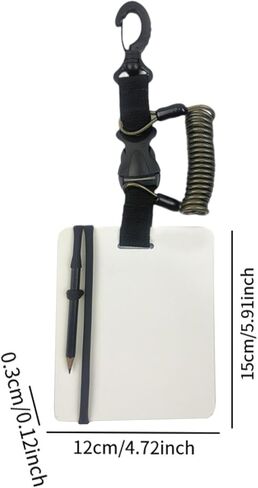 الكتابة من سليت عن الغوص، كتاب تحت الماء بمشبك دوار وقلم رصاص، تحت الماء in Kuwait