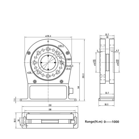 مستشعر عزم الدوران الديناميكي غير المتصل محول شفة دوارة 1000n.M لمقعد اختبار المحرك ماكينة اختبار تلقائية السرعة in Kuwait
