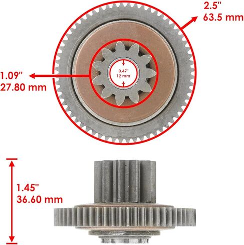 Replacement For 1204294 Torque Limit Gear Bushed for Polaris RZR 4 XP 900 2012 Mod-C26C-33924 in Saudi Arabia
