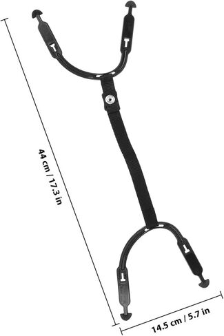 استبدال خوذة الهوكي حزام الذقن مع حلقات مرنة ملحقات الهوكي العالمية طقم إصلاح حزام الذقن القوي لمعدات الحماية الرياضية in Kuwait