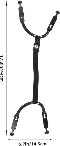 استبدال خوذة الهوكي حزام الذقن مع حلقات مرنة ملحقات الهوكي العالمية طقم إصلاح حزام الذقن القوي لمعدات الحماية الرياضية in Kuwait