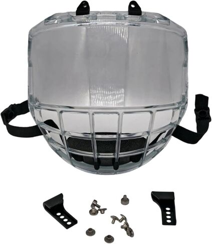predolo Ice Hockey Helmet Full Visor Anti Scratch Breathable Practical Ergonomic in Saudi Arabia
