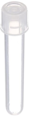 Labcon SuperClear 3336-335-000 Polypropylene Round Bottom Culture Tube with Dual-Position Caps, Natural, 12mm Diameter x 75mm Length, 5ml Capacity, Sterile (Case of 500) in Saudi Arabia