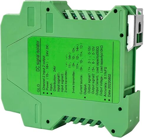 0-10mA Input Analog Signal Isolator 2 in 2 Out Multi-Channel DC24V(0-10ma Output) in Saudi Arabia