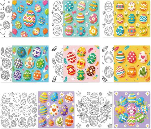 8 Packs 8 * 8in Halloween Pre Drawn Canvas to Paint,Pre Printed Canvas for Kids Adults, Painting Boards for Beginners, Students, Party Favor (Halloween) in Kuwait