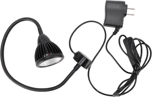 ضوء عمل LED Sorandy، ضوء أبيض 1000lm 6000K، رقبة معقوفة من السيليكون المرن 360 درجة مع قاعدة مغناطيسية، مثالي لورشة العمل، مخرطة CNC، آلة الطحن وإصلاح السيارات (قابس الولايات المتحدة) in Saudi Arabia