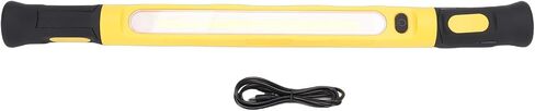 Fafeicy Under Hood Work Light Bar 2000LM 5000mAh Rechargeable, LED Magnetic Work Light with Hook, 360 Swivel for Mechanic Car Repair Garage Emergency (Yellow) in Saudi Arabia