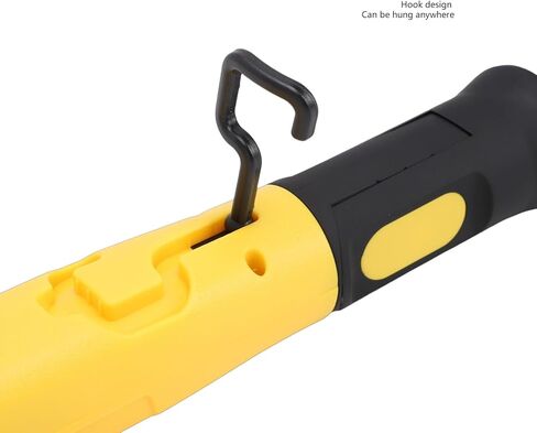 Fafeicy Under Hood Work Light Bar 2000LM 5000mAh Rechargeable, LED Magnetic Work Light with Hook, 360 Swivel for Mechanic Car Repair Garage Emergency (Yellow) in Saudi Arabia