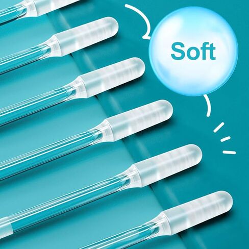 48 Pack Earwax Removal Adhesive Swabs, Reusable Sticky Soft Head Ear Swabs, Adhesive Ear Wax Removal Tools for Child and Adult and Pet in Saudi Arabia