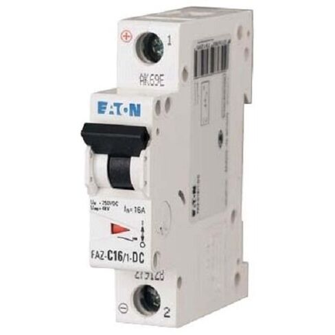 Eaton / Cutler Hammer FAZ-C20 / 1-SP حامي إضافي 20 أمبير 277 فولت تيار متردد 48 فولت تيار مستمر 1-Pole DIN حامل السكك الحديدية بواسطة Eaton Cutler-Hammer in Saudi Arabia