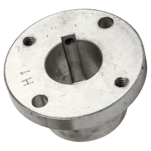 2AK51H/H-1 Compressor 5" Dual Groove Pulley - for Masterdrive Mechanical Power Transmission Part - Cast Iron Pulley Replacement / 2 Belt A Section 4L Pulley w/ 1" Sheave Bushing - Gray Solid Steel in Saudi Arabia
