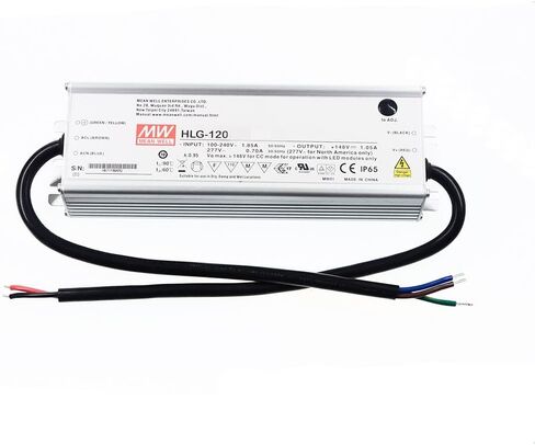 يعني بئر HLG 120W 350MA DRIVER HLG-120H-C350B محول محول إمدادات الطاقة التبديل مع IP67 PFC وظيفة المعادن 3 في 1 تعتيم in Kuwait
