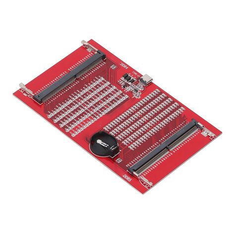 جهاز اختبار الذاكرة ZJchao Ddr4، PCB Ddr4 وDdr5 2 في 1 بطاقة اختبار ذاكرة الوصول العشوائي لمحلل تشخيصي، مؤشر ضوء LED مع كابل شحن USB لصيانة الكمبيوتر المحمول in Saudi Arabia