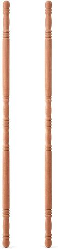 2 Pack Red Oak Traditional Corner Guard Wall Corner Protector 39-1/2 Inch x 1 Inch Dia. 90 Degree Notch Sanded Red Oak Edge Protector for Wall in Saudi Arabia