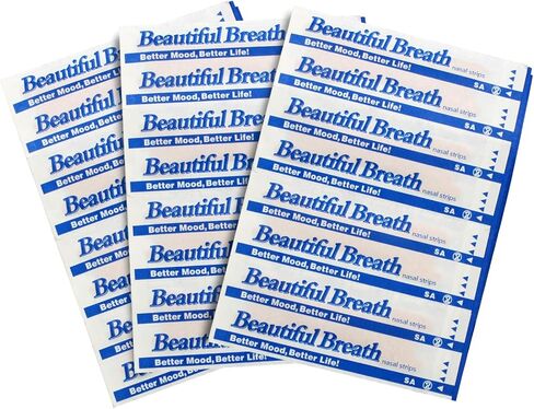 شرائط الأنف للشخير، عدد 100 شريط أنف للتنفس، تعمل على الفور للنوم وممارسة الرياضة والعمل والسفر in Kuwait