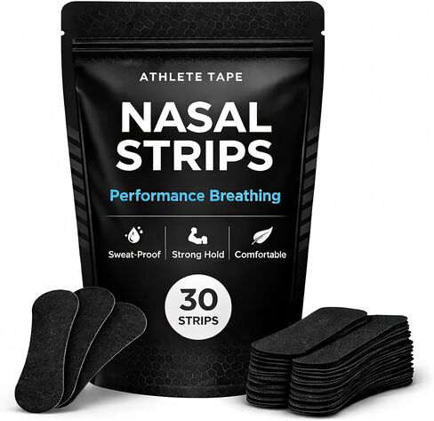 شرائط الأنف للتنفس (30 قطعة) – شرائط الأنف للشخير والنوم – موسع الأنف، ملاءمة عالمية in Kuwait