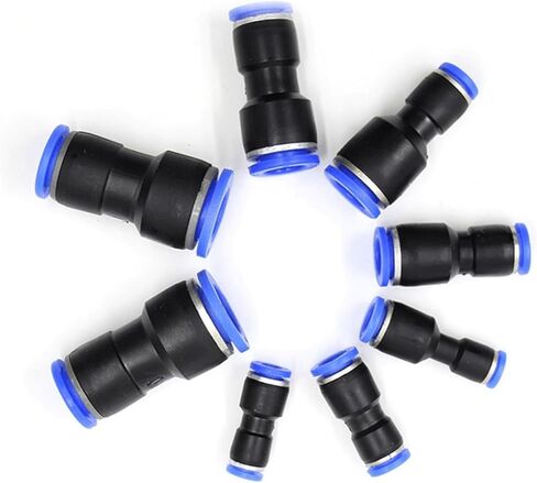 Pneumatic Fittings Fitting Plastic Connector PU PG 4mm 6mmTo 8mm 10mm Hose Straight Quick Connectors 1Pcs(PU-12) in Saudi Arabia