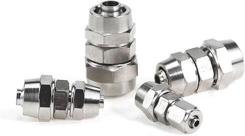 PU-4 6 8 10 12 14 16 MM OD Hose Tube Connect PU Pneumatic Connector Quick Fast Twist Fitting 200Pcs(KPU-6mm) in Saudi Arabia