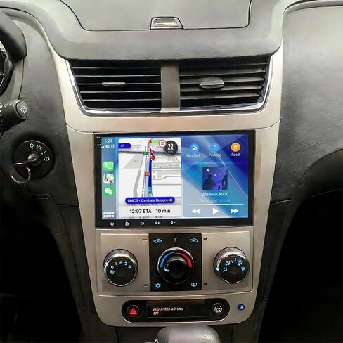 Android 13 Car Radio for Chevrolet Malibu 2008 2009 2010 2011 2012 ، 10 inch stereo stereo stereo stereo bluetooth wireless carplay Android Auto Mirror Link GPS navi wifi fm rds ahd camera camera swc ، 4+64g in Saudi Arabia