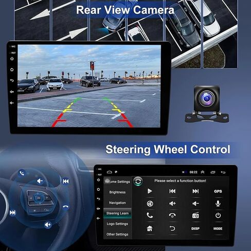 Android 13 Car Radio for Chevrolet Malibu 2008 2009 2010 2011 2012 ، 10 inch stereo stereo stereo stereo bluetooth wireless carplay Android Auto Mirror Link GPS navi wifi fm rds ahd camera camera swc ، 4+64g in Saudi Arabia