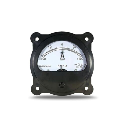 62C5 Positive and Negative Ammeter DC Instrument Black 75mv Input Two-Way ± 50A 100A 200A 300A Round Meter Head 1Pcs(-10A to 10A 75mV) in Saudi Arabia