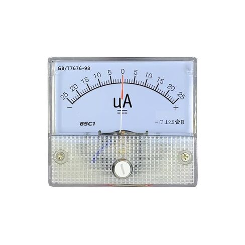 85C1 Positive and Negative Ammeter DC Milliammeter Microammeter ± 25ua 50ua 100ua 200mA 300mA 5A 10A Bidirectional 1Pcs(-10A to 10A) in Saudi Arabia