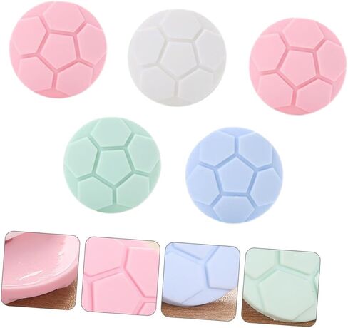 DOITOOL 5-Piece Silicone Anti-Collision Pads for Washing Machines Noise Reduction Door Bumpers Vibration Dampening Stickers for Appliances Suitable for Home Use Random Color in Saudi Arabia