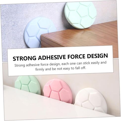DOITOOL 5-Piece Silicone Anti-Collision Pads for Washing Machines Noise Reduction Door Bumpers Vibration Dampening Stickers for Appliances Suitable for Home Use Random Color in Saudi Arabia