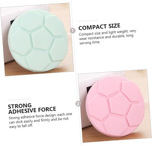 DOITOOL 5-Piece Silicone Anti-Collision Pads for Washing Machines Noise Reduction Door Bumpers Vibration Dampening Stickers for Appliances Suitable for Home Use Random Color in Saudi Arabia