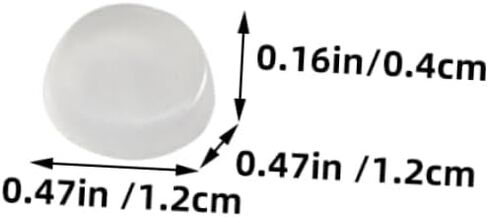 Cabilock Silicone Cabinet Door Bumpers 64-Piece Set Sound Dampening Pads for Cabinets Drawer and Cupboard Door Stoppers Self-Adhesive Bumper Pads in Saudi Arabia