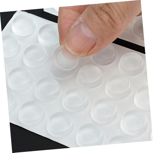 Cabilock Silicone Cabinet Door Bumpers 64-Piece Set Sound Dampening Pads for Cabinets Drawer and Cupboard Door Stoppers Self-Adhesive Bumper Pads in Saudi Arabia