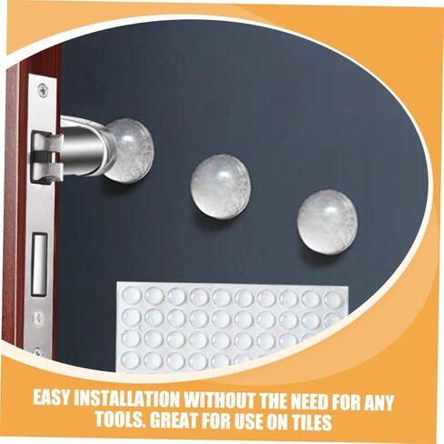 Homoyoyo Transparent Cabinet Bumpers Sound Dampening Pads for Noise Reduction and Shock Absorption for Home Furniture Protection in Saudi Arabia