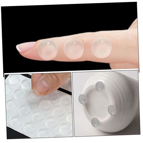 Homoyoyo Transparent Cabinet Bumpers Sound Dampening Pads for Noise Reduction and Shock Absorption for Home Furniture Protection in Saudi Arabia